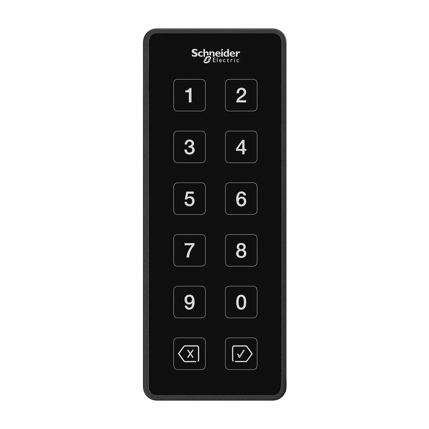 Picture of Security Expert smartcard reader, 13.56MHz/125KHz, PIN and keypad, mullion