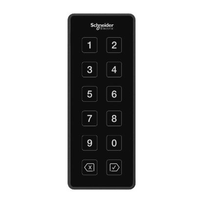 Picture of Security Expert smartcard reader, 13.56MHz, PIN and keypad, mullion, black