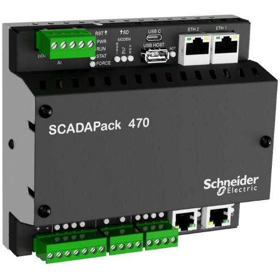 Picture of Smart RTU, SCADAPack 47x | 47xi, supporting DNP3/Modbus/IEC 60870, no flowrun license