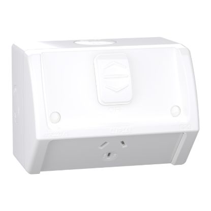 Picture of Socket, Weathershield, Single, 10A, 250VAC, IP54