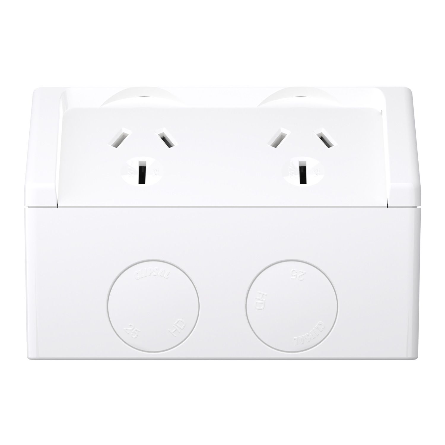 Picture of Socket, Weathershield, Twin, 15A, 250VAC, IP54