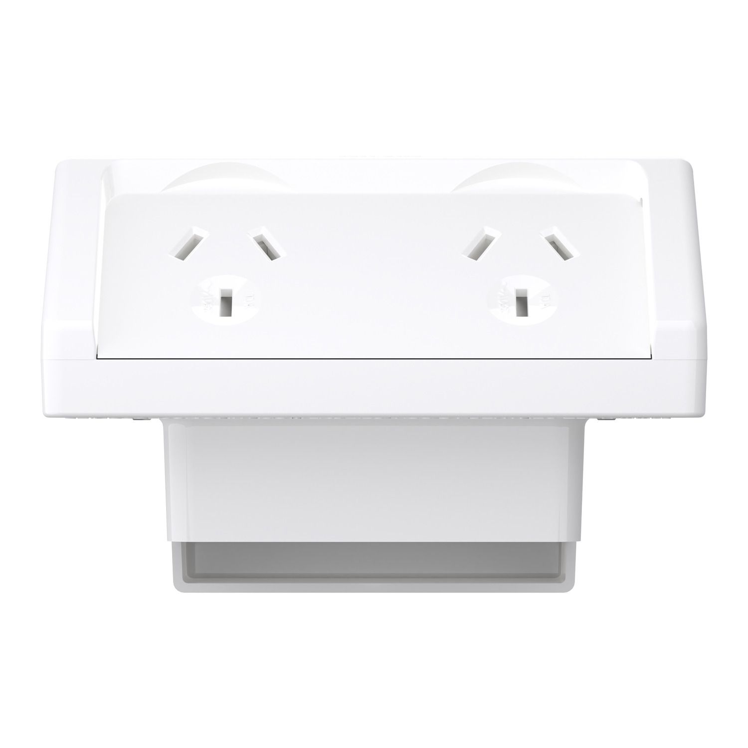 Picture of Socket, Weathershield, Flush, Twin, 10A, 250VAC, IP54
