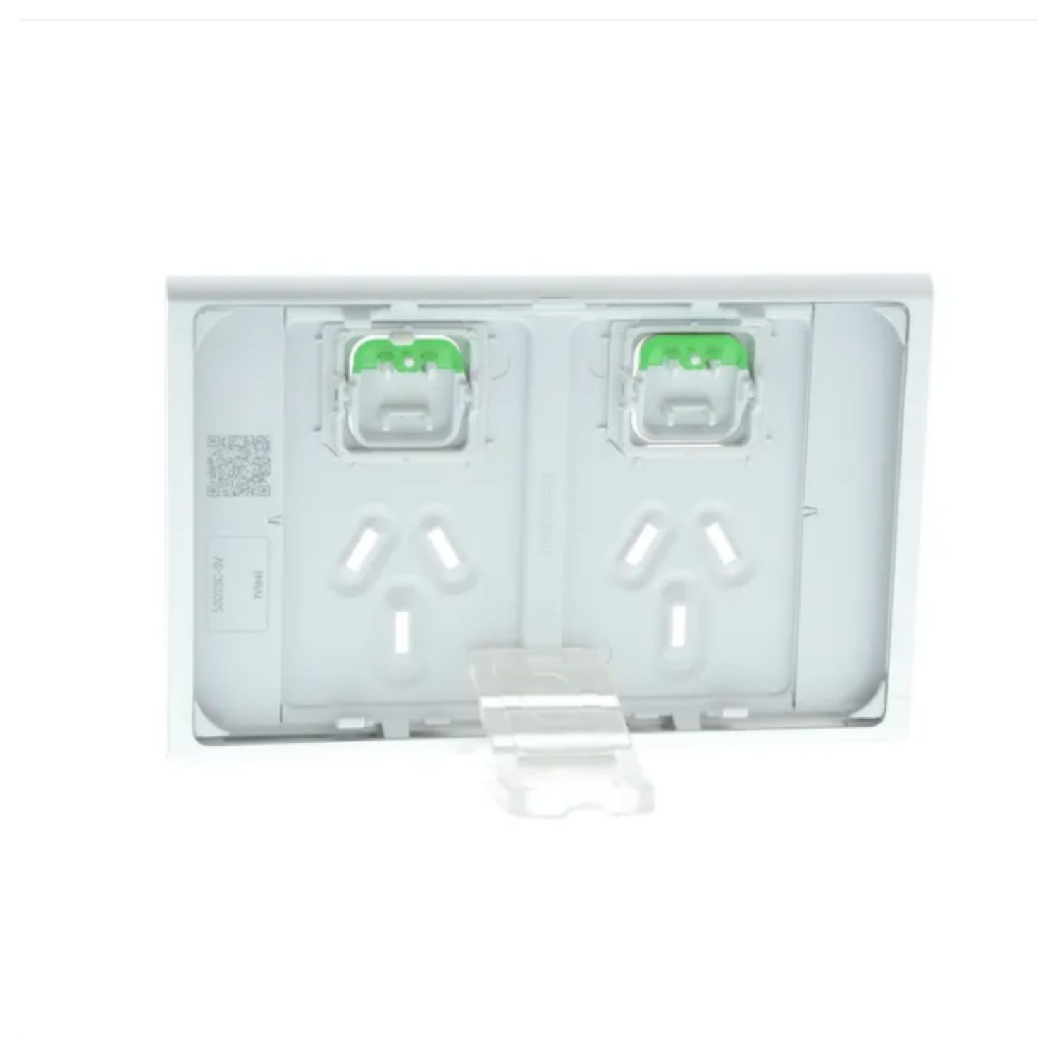 Picture of Styl Double Power Point Skin, Clipsal Iconic, Horizontal Mount, 250V, 10A