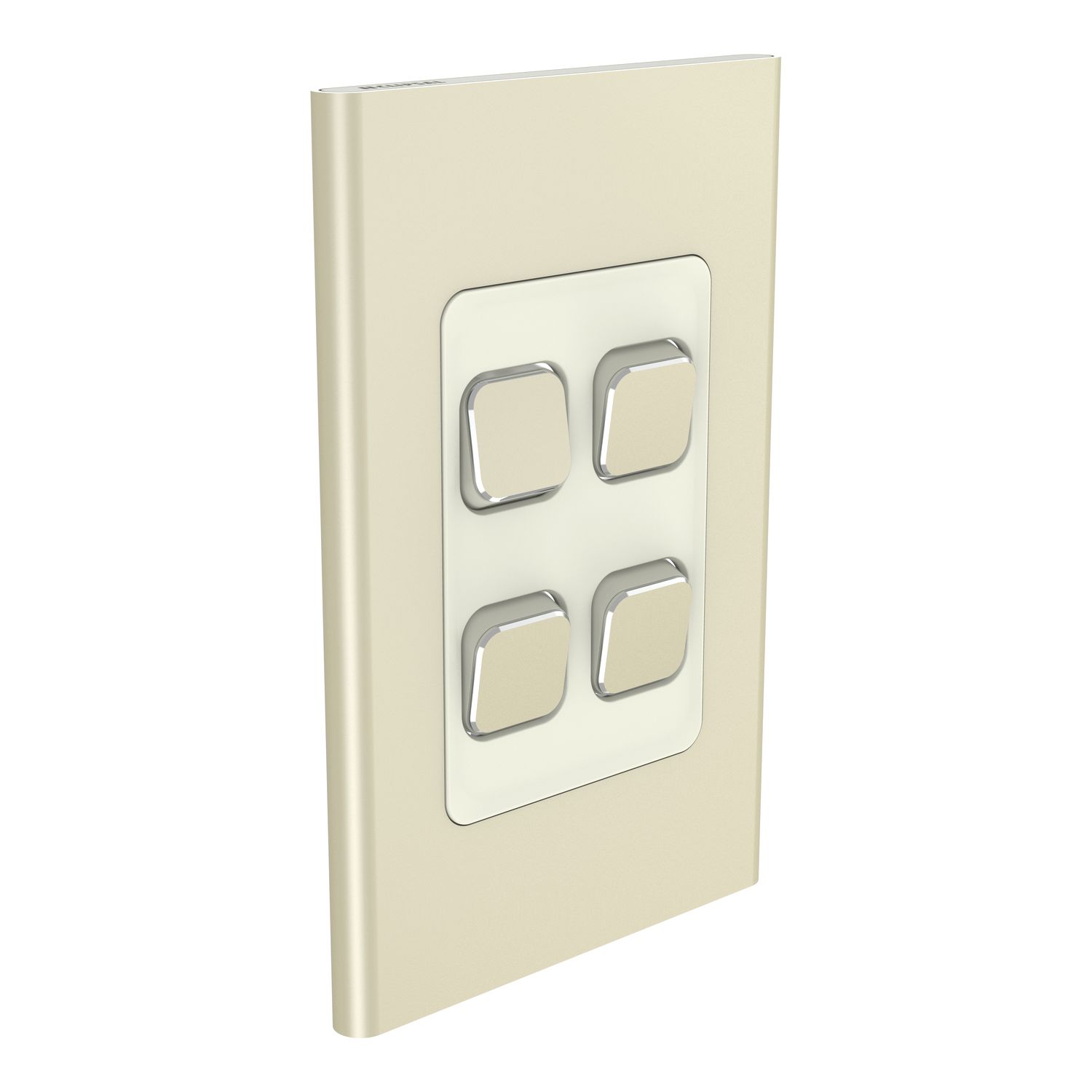 Picture of Styl Switch Plate Skin, Clipsal Iconic, Vertical/Horizontal, 4 Gang
