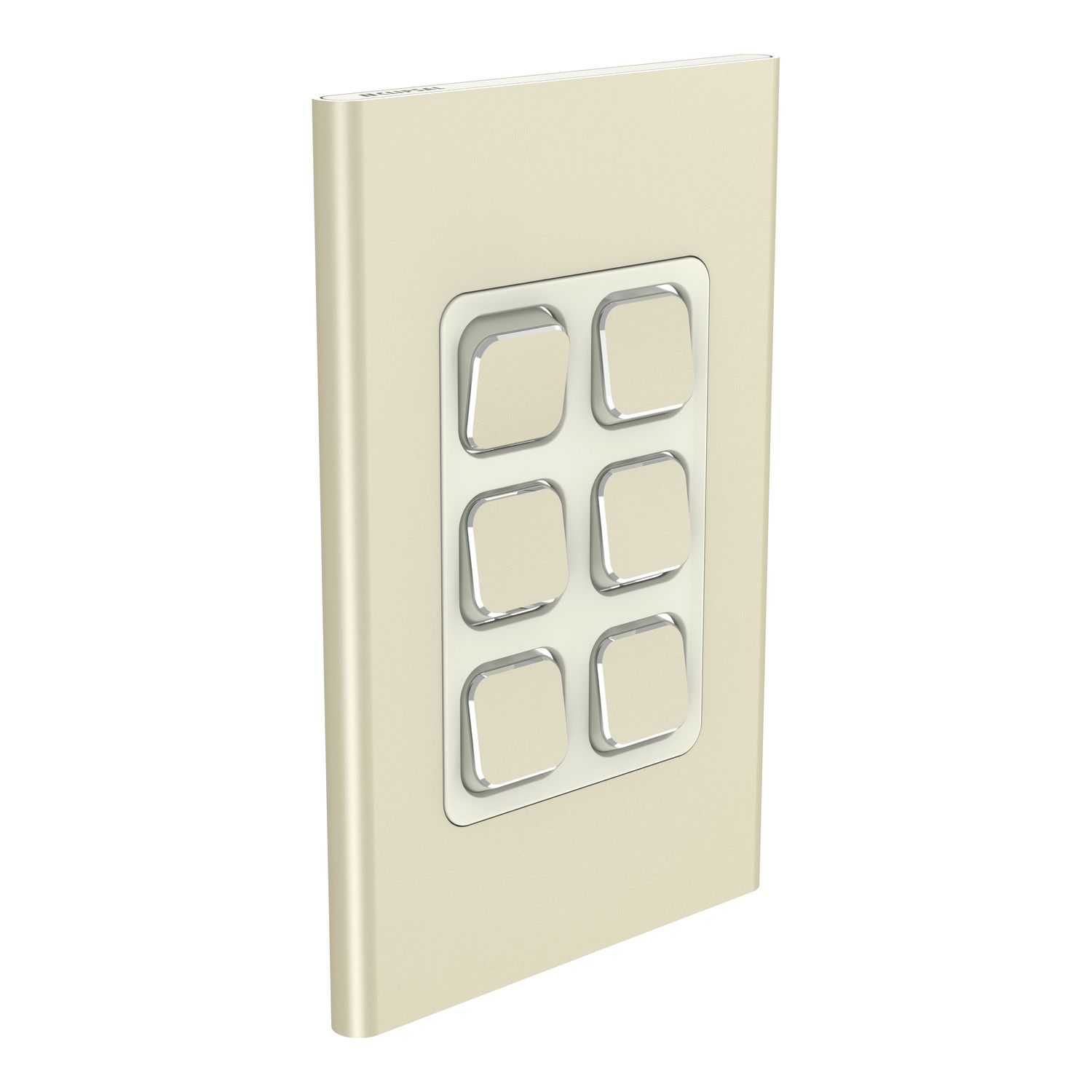 Picture of Styl Switch Plate Skin, Clipsal Iconic, Vertical/Horizontal, 6 Gang