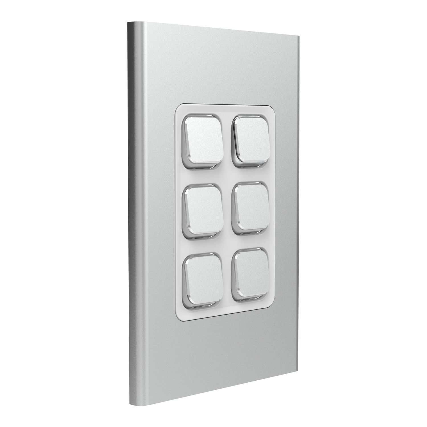 Picture of Styl Switch Plate Skin, Clipsal Iconic, Vertical/Horizontal, 6 Gang