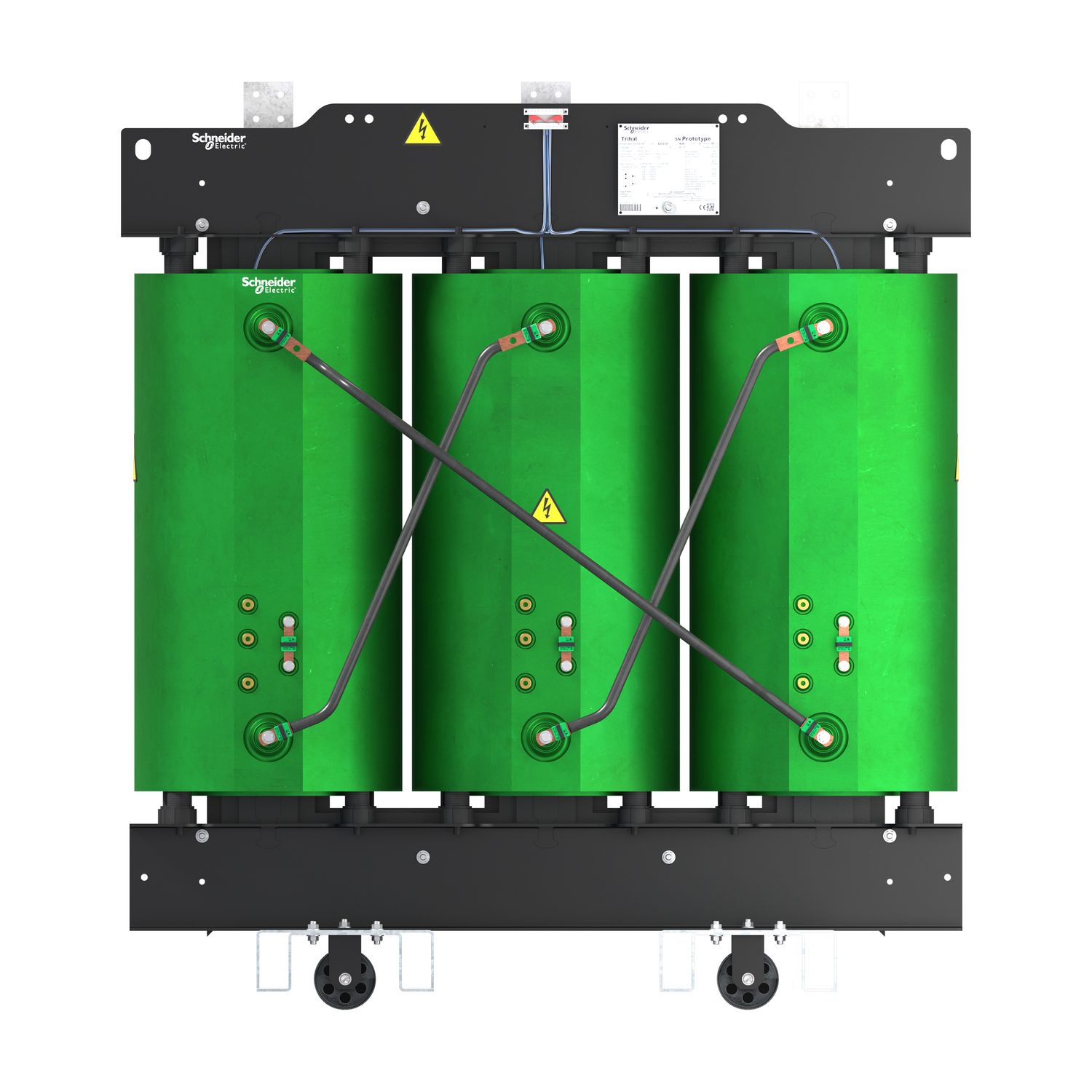 Picture of Transformer, Trihal, dry type, 2000kVA, 11kV, 433V, IP31 enclosure, air natural cooling