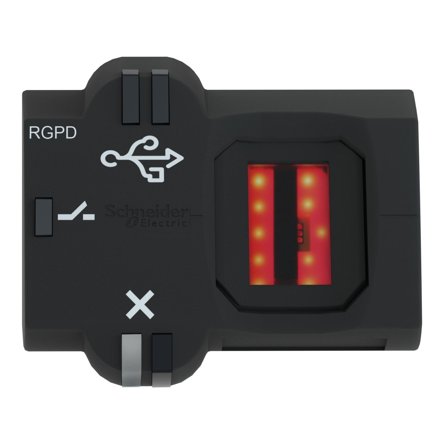 Picture of Biometric switch bistable RGPD, Harmony XB5S, plastic, 22mm, USB, connection by 2m cable, 24V AC DC