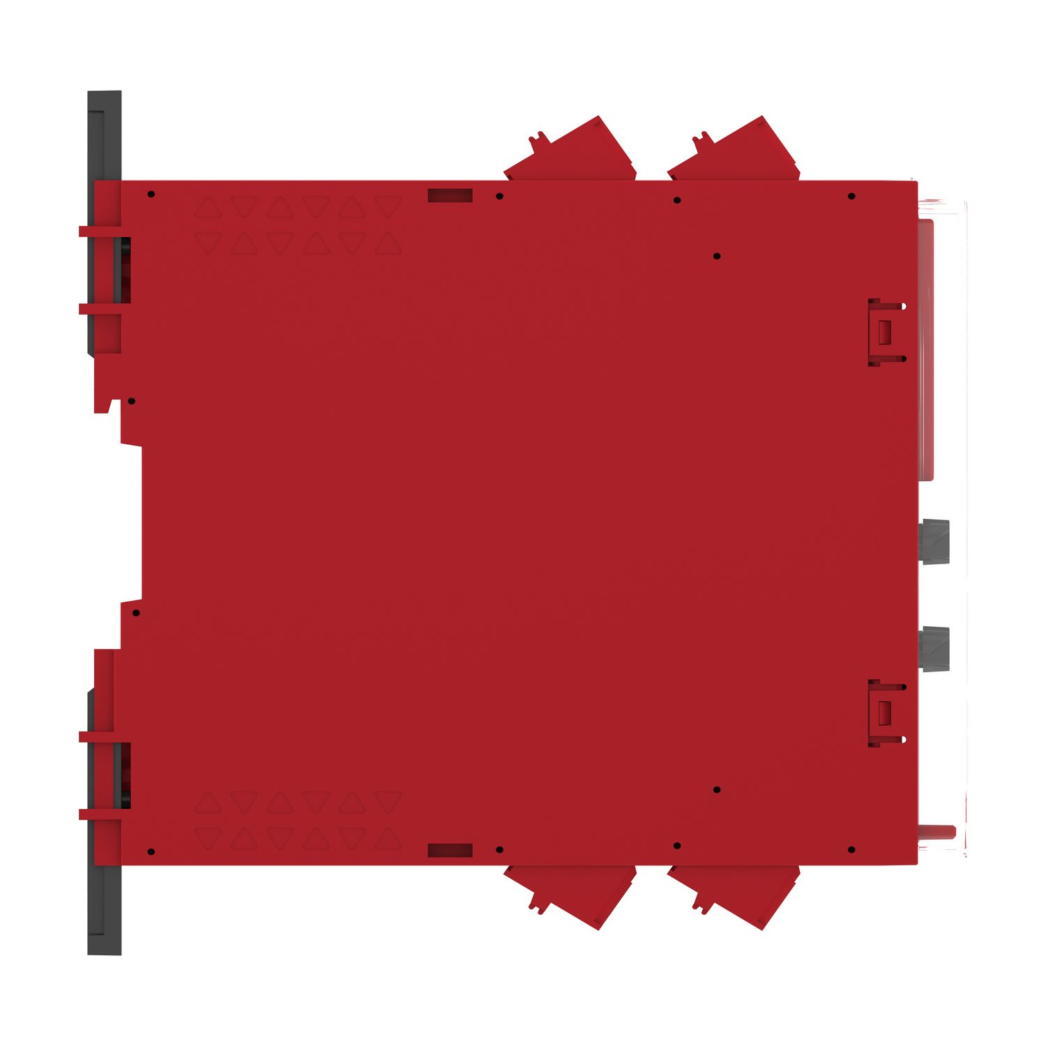 Picture of safety module, Harmony XPSU, Cat 4, potential free 2 NC, NO NC, 2 PNP, 24V AC or DC, spring