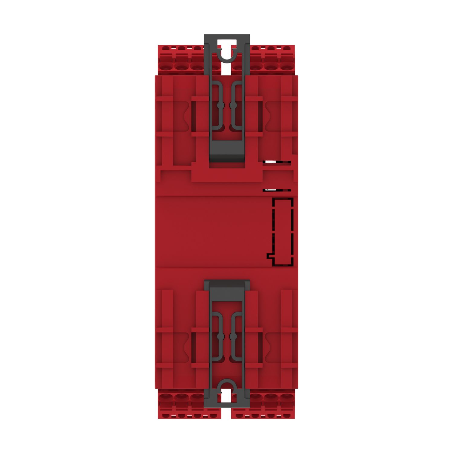 Picture of safety module, Harmony XPSU, Cat4, features XPSUAK with delayed outputs, 48 to 240V AC or DC, spring