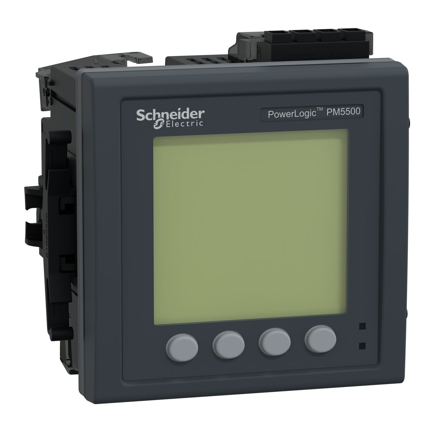 Picture of power meter PowerLogic PM5580, 2 ethernet, up to 63th Harmonic, 1,1MB, 24VDC, 4DI/2DO 52 alarms