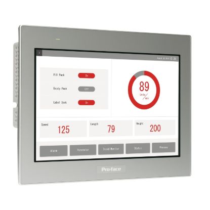 Picture of 7"W touch panel display, 2Ethernet, USB host, 24VDC