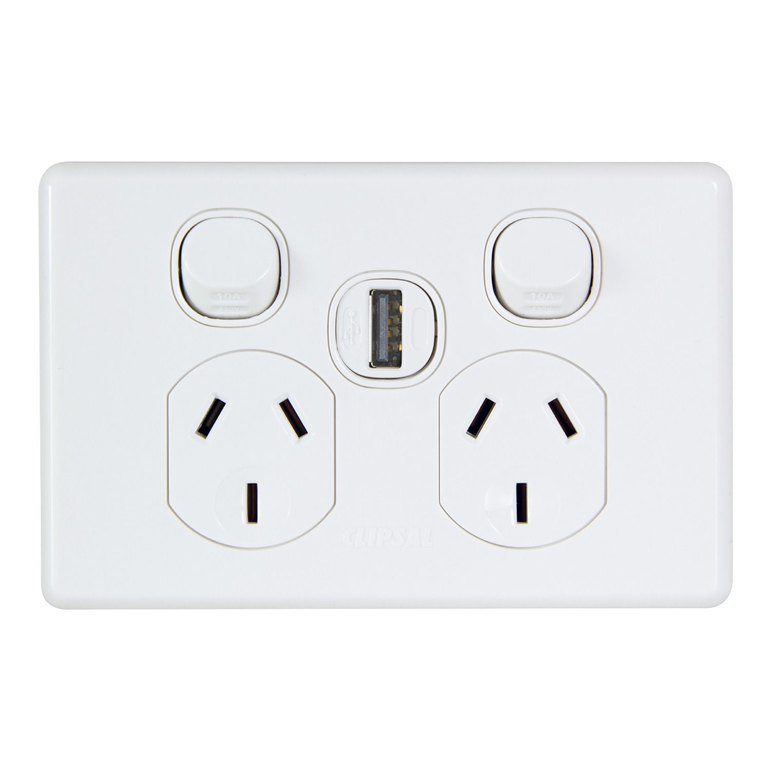 Picture of Power Outlet, Classic C2000 Series, Twin with 1 x 30USBAM