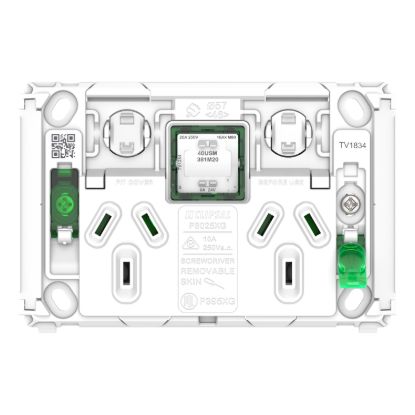 Picture of Twin Power Point Grid, Pro Series, Horizontal Mount,1Ex20A, 10A, 250V