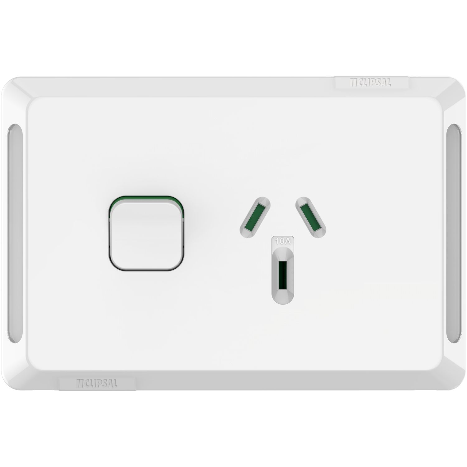 Picture of Single Power Point, Pro Series, Horizontal Mount, 250V, 10A