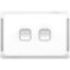 Picture of Flush Switch, Pro Series, Horizontal Mount, 2 Gang, 1-Way/2-Way, 230/240V 20A, 16AX