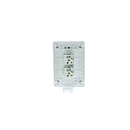 Picture of Flush Switch, Pro Series, Vertical Mount, 2 Gang, 1-Way/2-Way, 230/240V 20A, /16AX