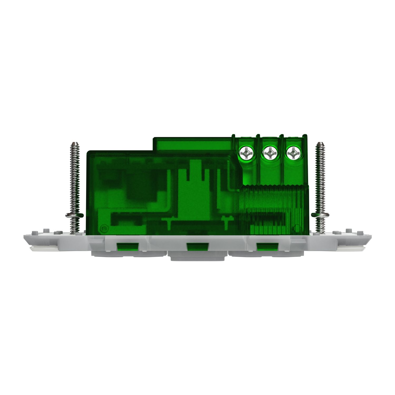 Picture of Connected Smart Socket Wiser, Clipsal Iconic, Grid Horizontal Twin, 10A, 250V