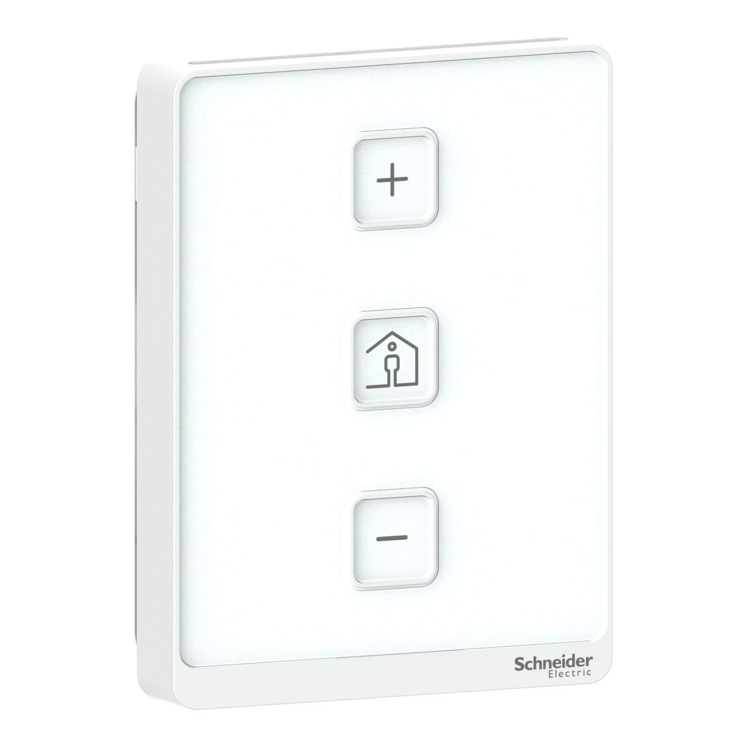 Picture of SmartX Cover Plate, for Sensor Base, 3 Buttons, No Display, Setpoint, Override, Optimum White Cover