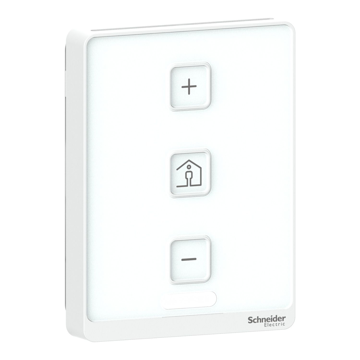 Picture of SmartX Cover Plate, for Sensor Base, 3 Buttons, No Display, Setpoint, Override, PIR, Optimum White Cover