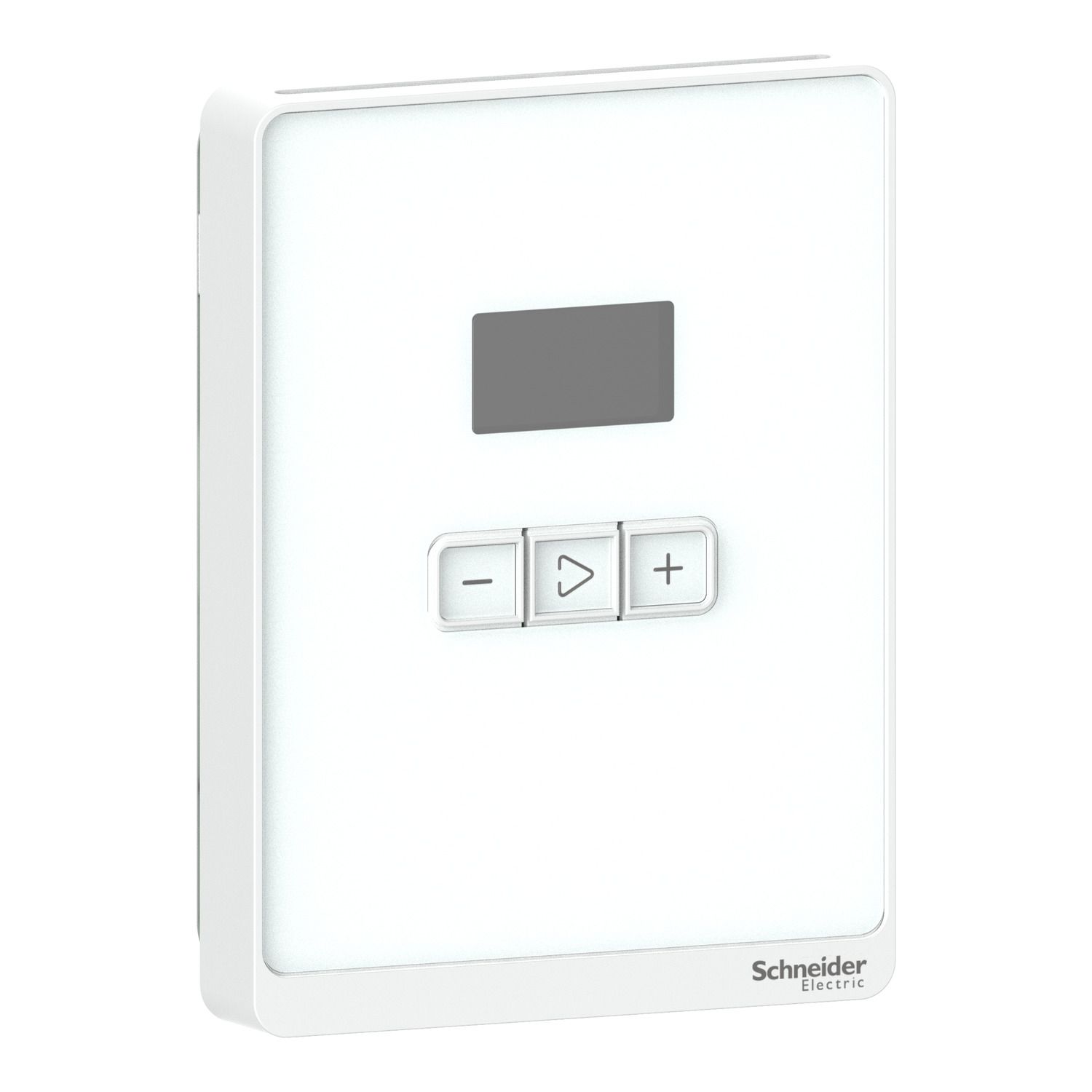 Picture of SmartX Temperature Sensor, 3 Buttons/LCD, Setpoint, with Optimum White Cover