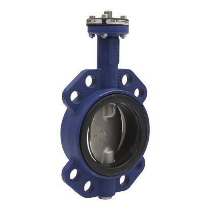 Picture of VF208W Butterfly Valve, 2-Way, DN100, Wafer Flanged, 316 SS Disc, EPDM Liner, Kvs 760 mÂ³/h, Max âˆ†P 600 kPa.