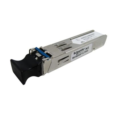 Picture of fiber optic adaptor, Modicon Networking, SFP module, for Ethernet switch, 100 BASE-SX, single mode
