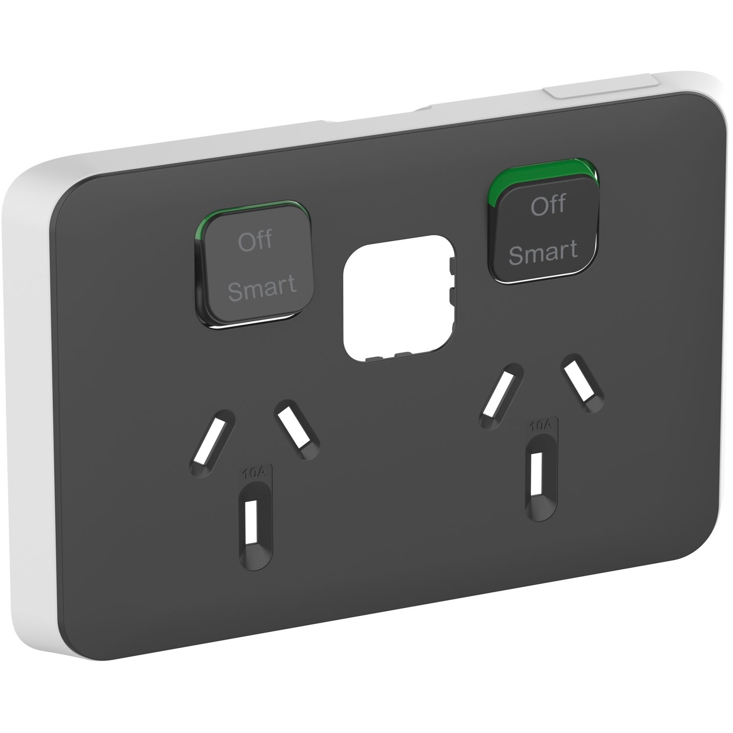 Picture of Skin Connected Socket Wiser, Clipsal Iconic, Horizontal Twin