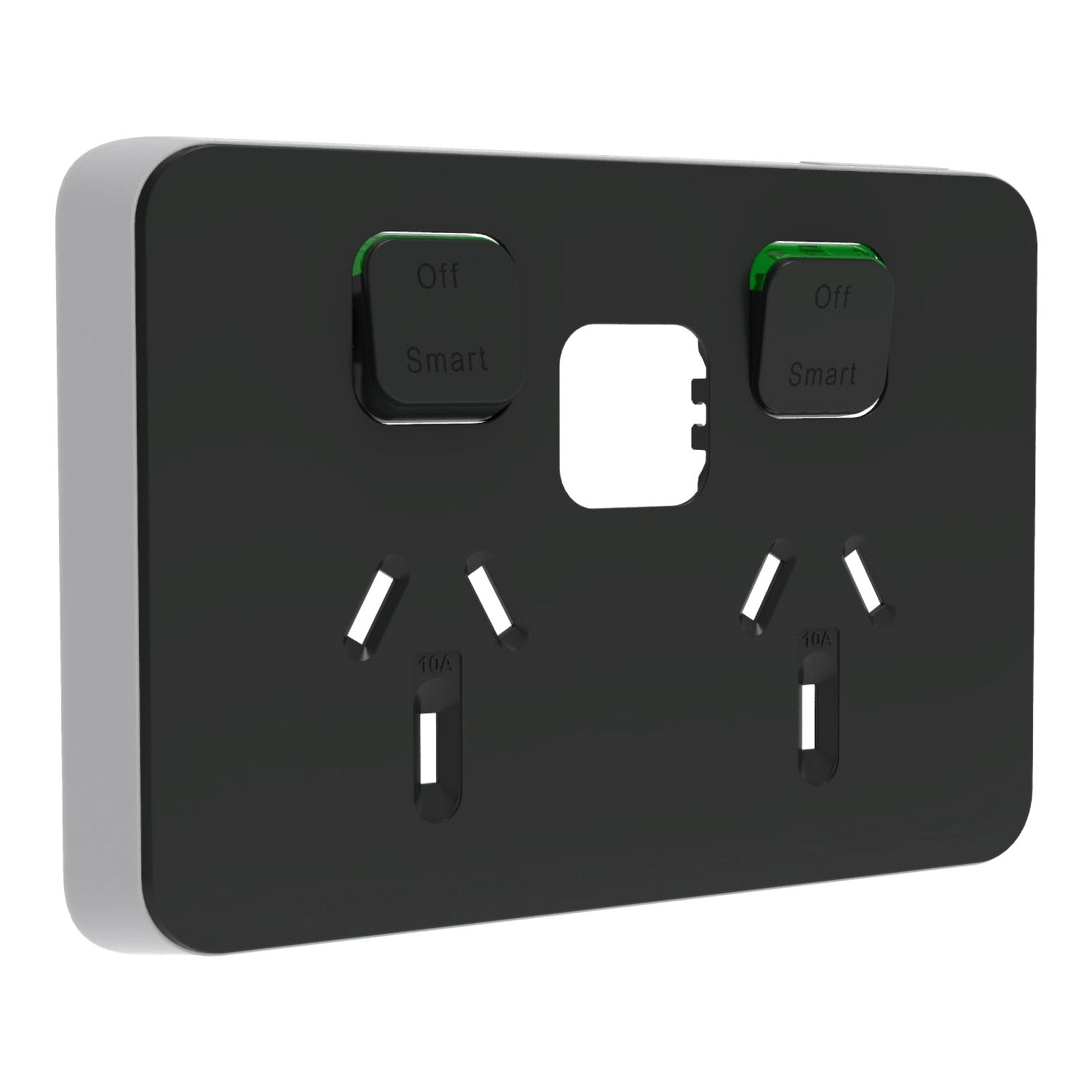 Picture of Skin Connected Socket Wiser, Clipsal Iconic, Horizontal Twin