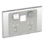 Picture of Styl Skin Connected Socket, Clipsal Iconic, Wiser, Horizontal Twin