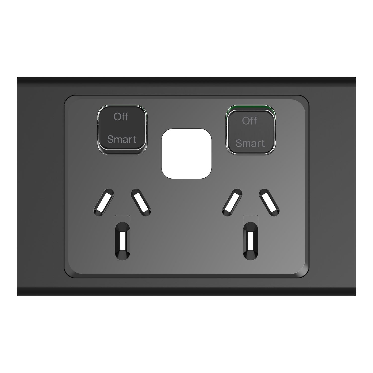 Picture of Styl Skin Connected Socket, Clipsal Iconic, Wiser, Horizontal Twin