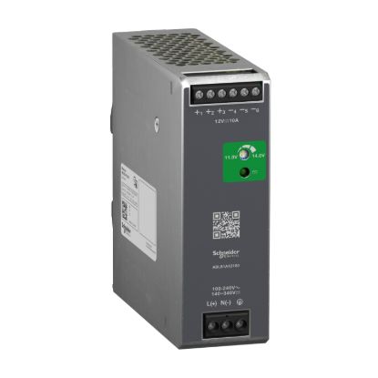 Picture of Regulated Power Supply, 100 to 240V AC, 12V, 10A, single phase, Optimized