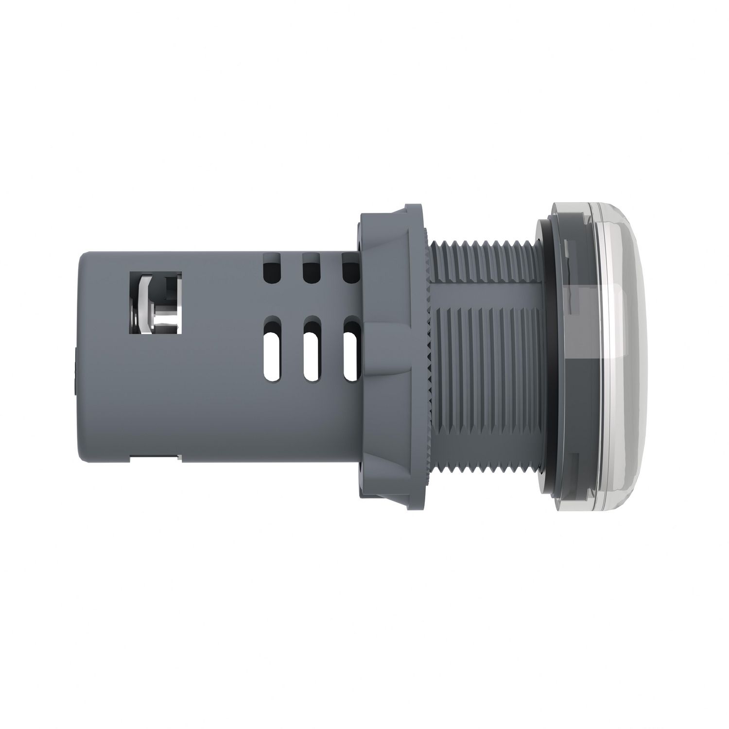 Picture of Monolithic pilot light, Easy Harmony XA2, plastic, green red, 22mm, integral LED, screw clamp terminals, 24V AC DC