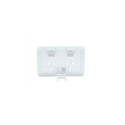 Picture of Double Power Point Skin, Clipsal Iconic, Horizontal Mount, 250V, 10A, Clip-On