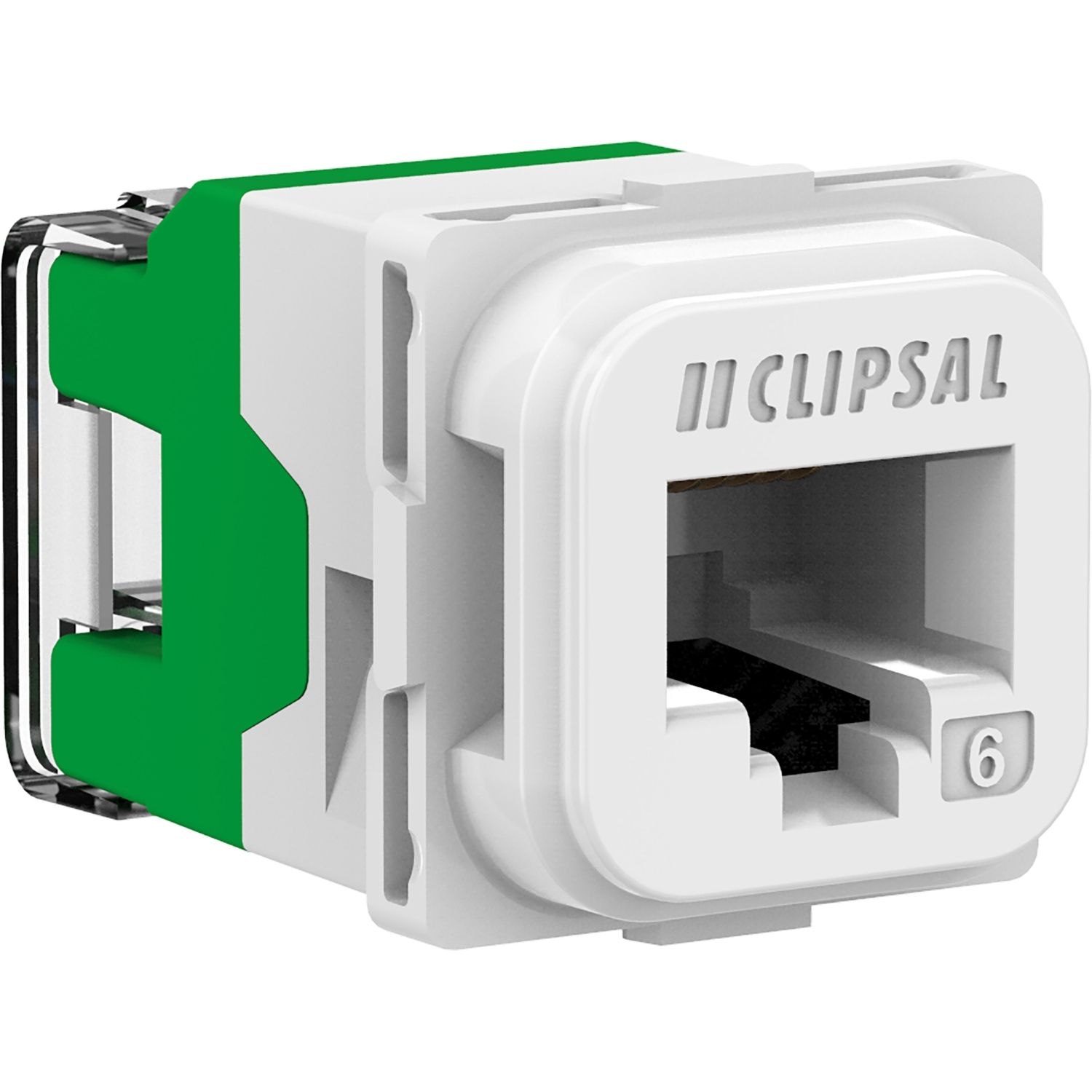Picture of S-110 RJ45 Connector, Clipsal Actassi, 40M, Unshielded Cat 6, Bag x1