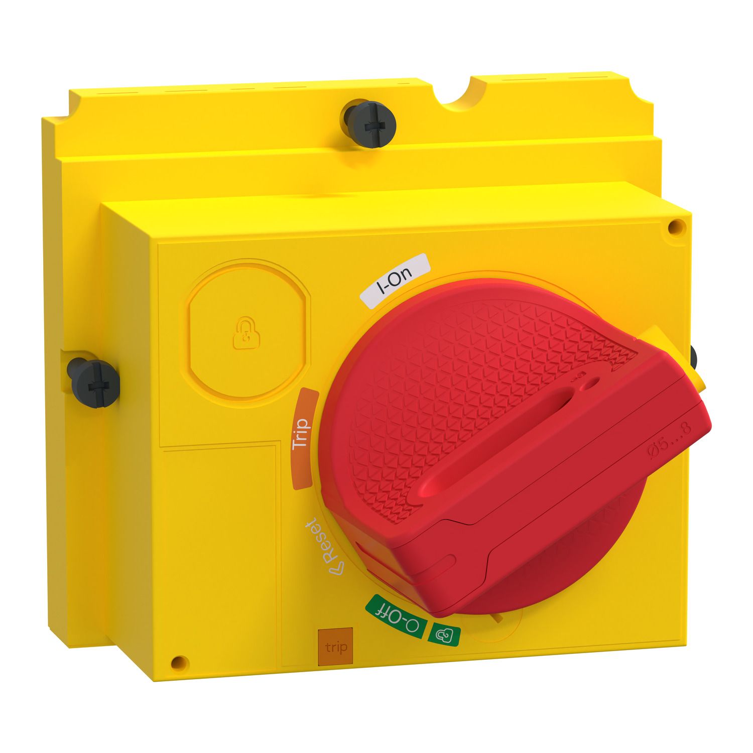 Picture of Direct rotary handle, ComPacT NSX100/160/250, red handle/yellow front, IP40