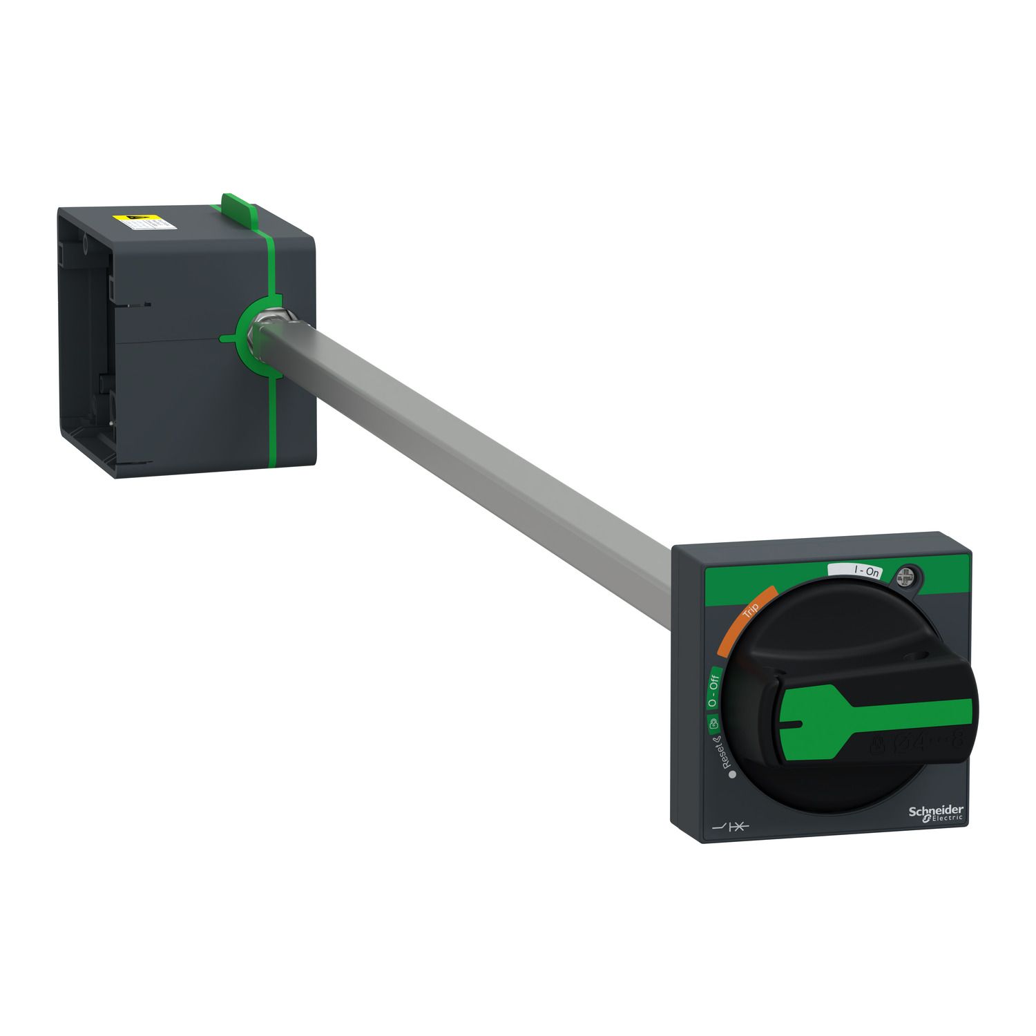 Picture of Side rotary handle, ComPacT NSXm, black handle, shaft length 45mm to 480mm, IP54