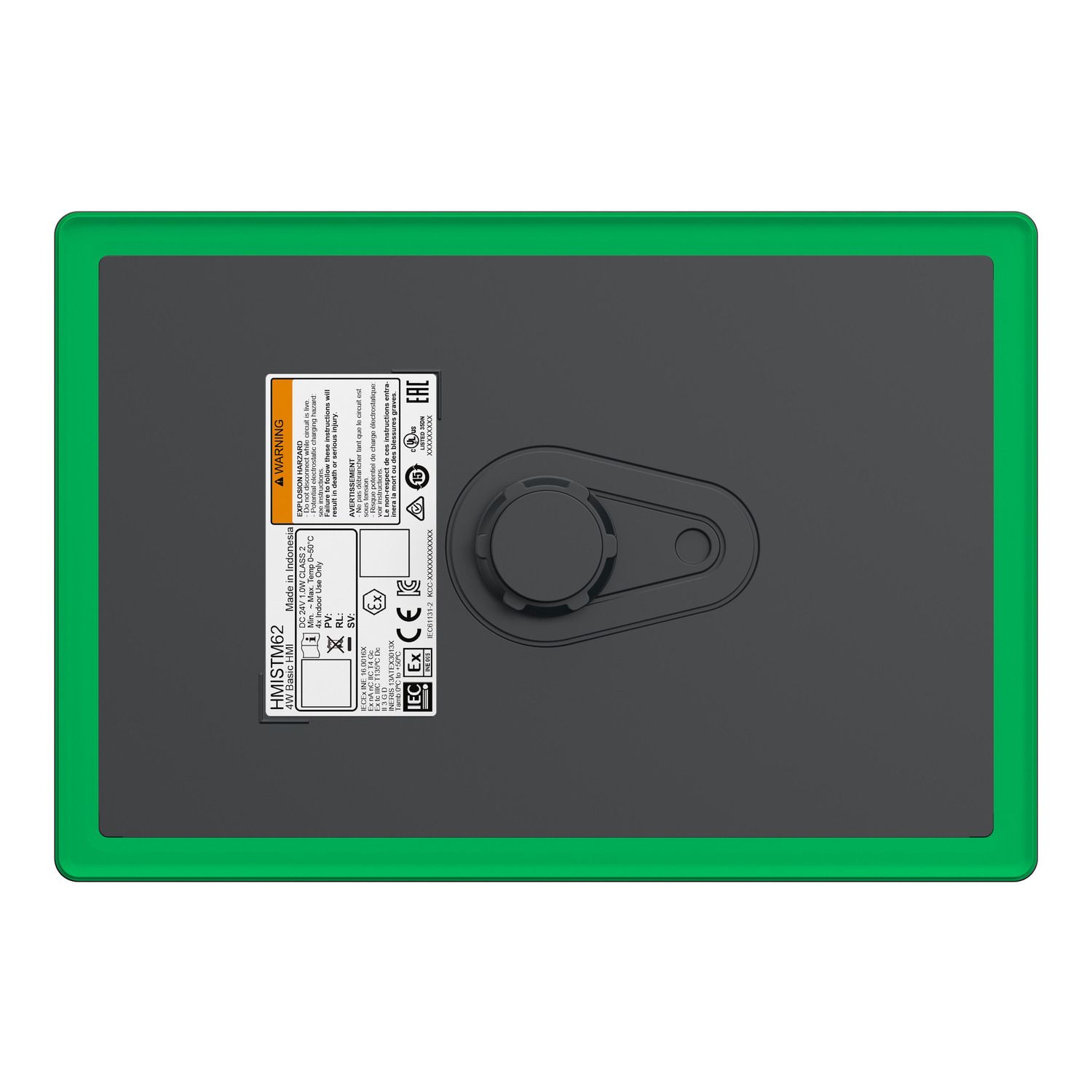 Picture of touch panel display, Harmony ST6, 7inch wide display, 1COM, 2Ethernet, USB host&device, 24V DC