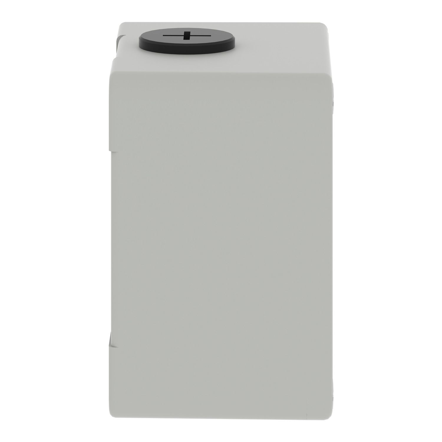 Picture of Die cast empty control station, Harmony XAP, XB2 SL, zinc alloy, grey, M20, undrilled, 80x80x51,5mm, UL cULus