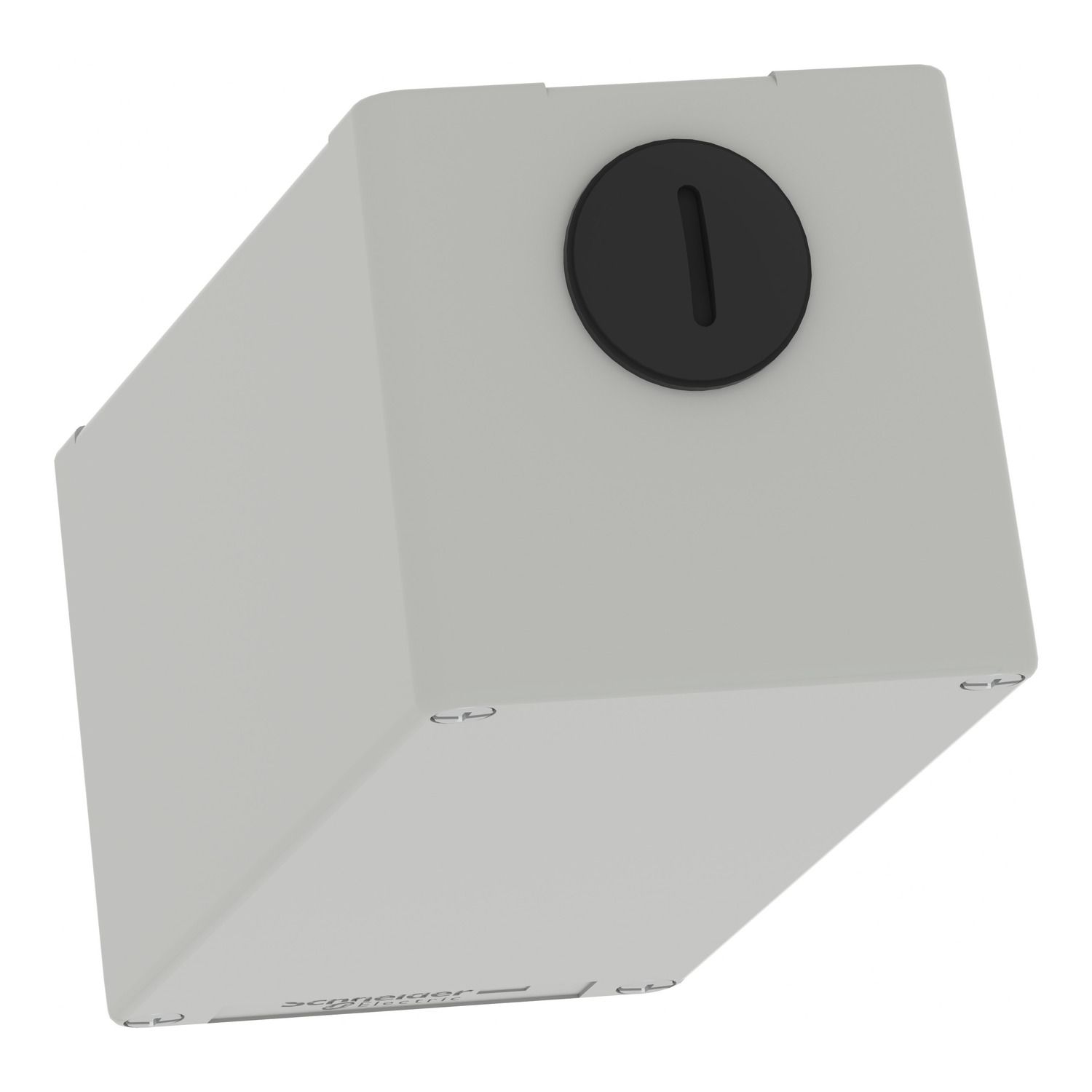 Picture of Die cast empty control station, Harmony XAP, XB2 SL, zinc alloy, grey, M25, undrilled, 80x175x77mm