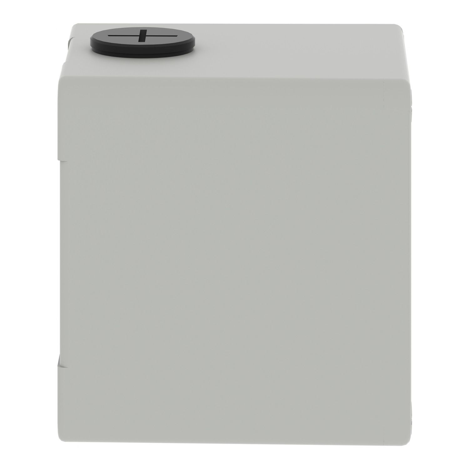 Picture of Die cast empty control station, Harmony XAP, XB2 SL, zinc alloy, grey, M20, 2 cut outs 22mm, 80x80x77mm, UL cULus