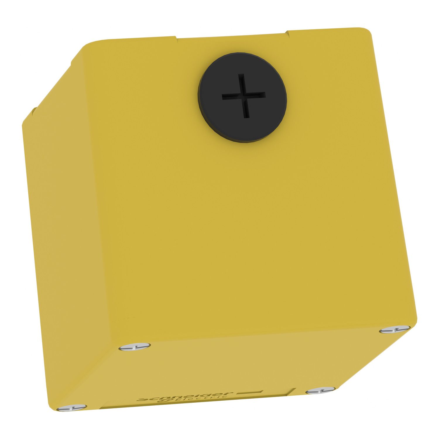 Picture of Empty control station, Harmony XAP, XB2 SL, zinc alloy, yellow, M20, undrilled, 80x80x77mm, UL cULus
