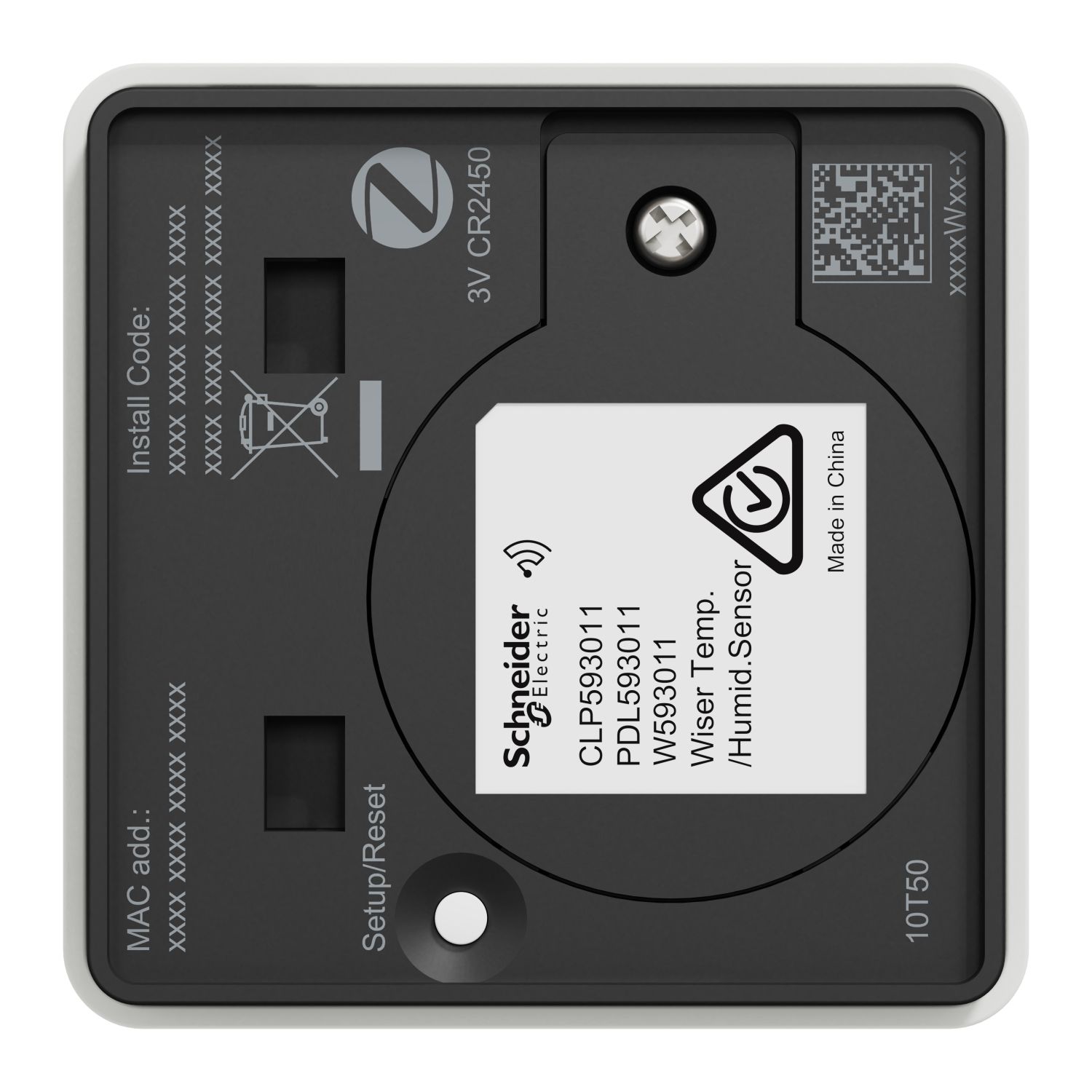 Picture of Temperature/ Humidity Smart Sensor, Clipsal Wiser, White