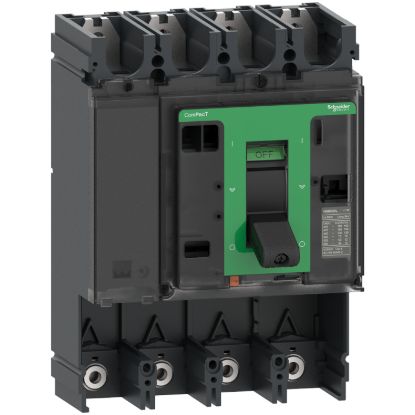 Picture of Circuit breaker basic frame, ComPacT NSX400S, 100kA/415VAC, 4 poles, 400A frame rating, without trip unit