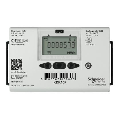 Picture of KD Series Heating And Cooling Meter, R1 Threaded Brass, 3.5 m³/h Nominal, Flow Meter