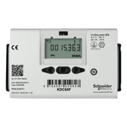 Picture of KD Series Cooling Meter, DN150 Flanged Stainless Steel, 250 m³/h Nominal, Flow Meter