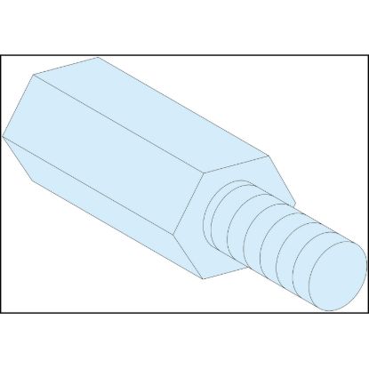 Picture of Hexagonal spacers, PrismaSeT G and P, M6, H55 mm, Set of 4