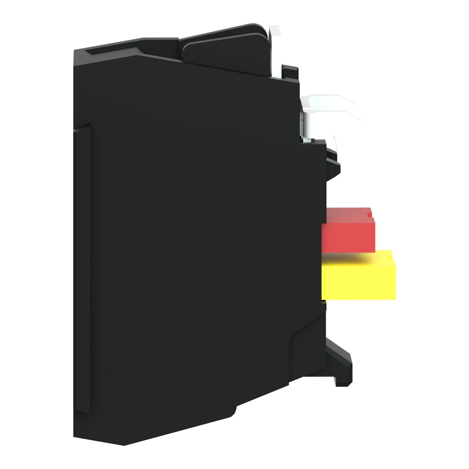 Picture of Contact block, Harmony XB4, Harmony XB5, single contact, silver alloy, screw clamp terminal, 1NC with monitoring