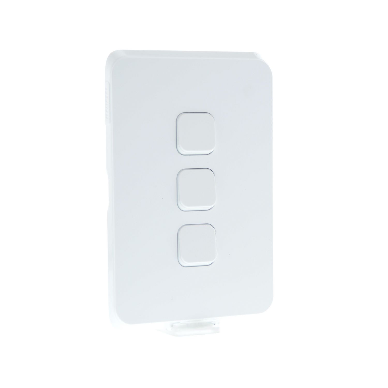 Picture of Triple switch, Clipsal Iconic, complete device, vertical, 1/2-way, 10AX, white