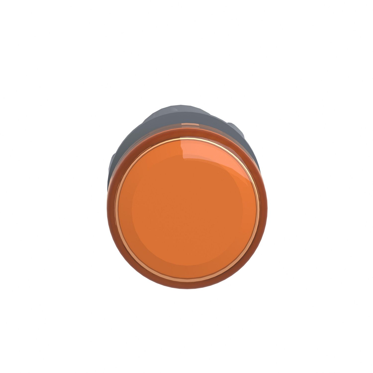 Picture of Monolithic pilot light, Easy Harmony XA2, plastic, amber, 22mm, integral LED, screw clamp terminals, 48V AC DC